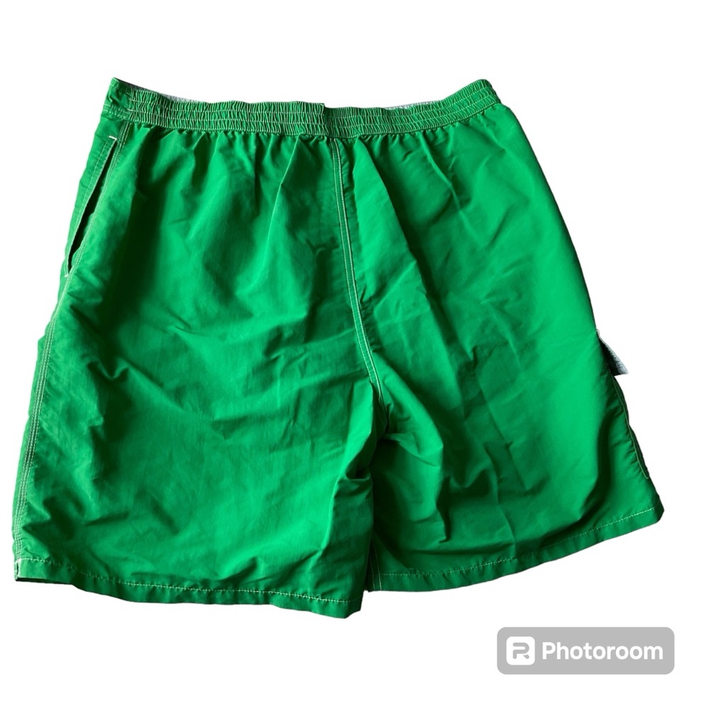 POLO RALPH LAUREN Swim Trunks Preppy Logo Classic Green Bathing Suit Mens Sz LT - Picture 12 of 14